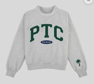 PARKE X PTC Heritage Mockneck Collab. Gray/Green. Size XXL 100% Authentic. NWT's